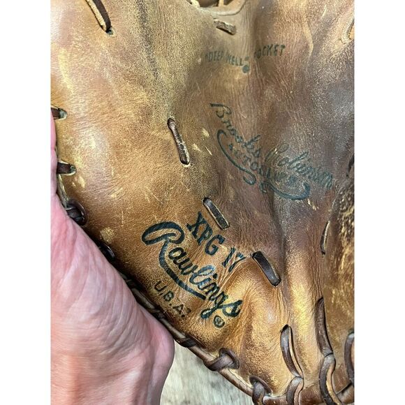 Rawlings Leather Baseball Glove Brooks Robinson Deep Well Pocket XPG-17 - Picture 5 of 10